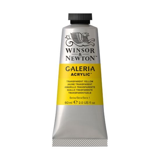 Winsor & Newton Galeria Acrylic Paint 60ml Transparent Yellow