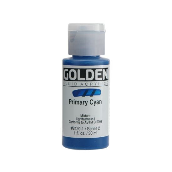 Golden Fluid Acrylic 30ml Primary Cyan Series 2