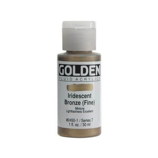 Golden Fluid Acrylic 30ml Iridescent Bronze Fine Series 7
