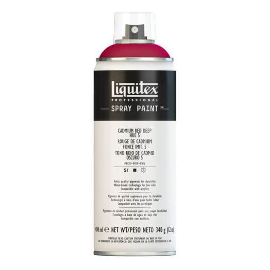 Liquitex Professional Spray Paint 400ml Cadmium Red Deep Hue 5