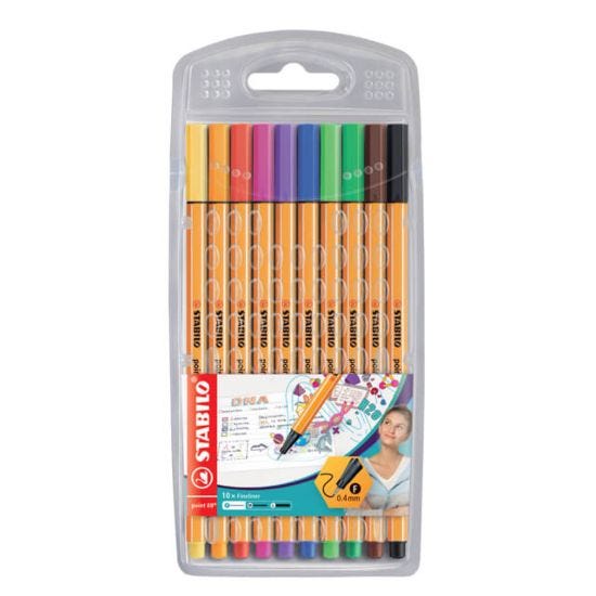STABILO Point 88 Fineliners Pack of 10