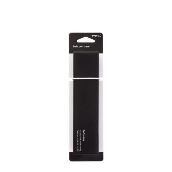 Midori Soft Silicone Pen Case  - Black