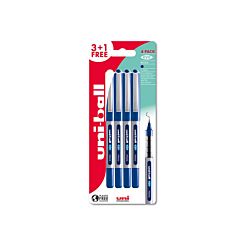 Uni-ball UB-150 Eye Rollerball Pen Blue Pack of 4