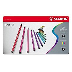 Stabilo Pen 68 Metal Tin of 30