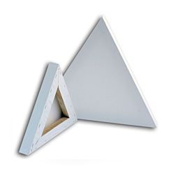 Loxley Stretched Canvas Chunky Triangle 12inch Sides (Box of 2)