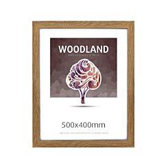 Ultimat Woodland Glass & Wood Picture Frame - Oak 40cm x 50cm