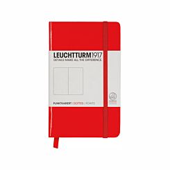 Leuchtturm1917 Hardback Pocket Notebook Dotted Paper A6 Red | London Graphic Centre