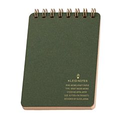 Kleid Kraft Work Memo Notebook A7 - Grid - Olive Drab