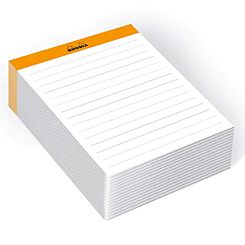 Rhodia Memo Pad A6 - 10.5 x 14.8 Lined 240 Sheets