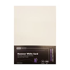 Soho Hammer Card A4 White 260GSM Pack of 10