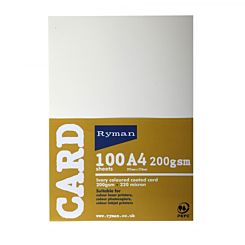 Card A4 200gsm 100 Sheets - Ivory