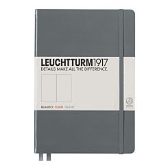 Leuchtturm1917 Notebook Plain A5 Anthracite Grey | London Graphic Centre