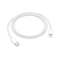 Apple Lightning to USB-C 1M Charge & Sync Cable White Full Cable