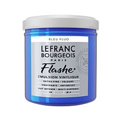 Lefranc Bourgeois Flashe Vinyl Paint 125ml - Fluorescent Blue