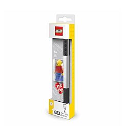 Lego Official Black Gel Pen With Minifigure Set