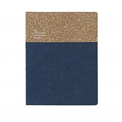 Nomess Cork Notebook Blue Large