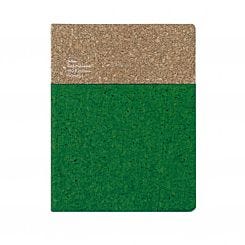Nomess Cork Notebook Field Green Large