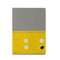 Stalogy Editor's Series 1/2 Year Notebook A5 Smokey Grey Front