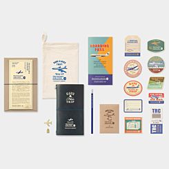 Midori Traveler's Notebook - Limited Set 2022 - Airline - Contents