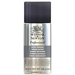Winsor & Newton Artists Picture Varnish 400ml Satin Spray Front | London Graphic Centre