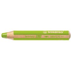 Stabilo Woody Pencil - Light Green Single | London Graphic Centre