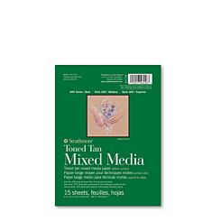Strathmore Mixed Media Pad 400 Series Toned Tan 300GSM 6 x 8 Inches