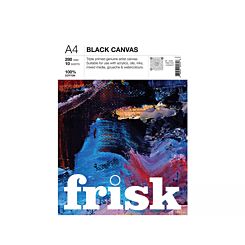 Frisk Black Canvas Pad - 280gsm - A4 - 10 Sheets
