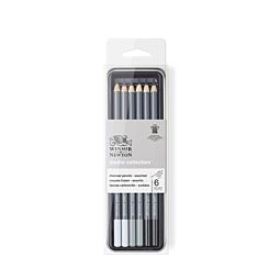 Winsor & Newton Studio Collection Assorted Charcoal Pencils Set of 6