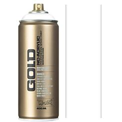 Montana GOLD Acrylic Spray Paint 400ml Shock White S9100