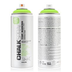 Montana CHALK Temporary Chalk Spray 400ml Green CH6050 Can | London Graphic Centre