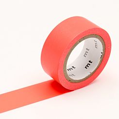 MT Washi Masking Tape Fluorescent Red
