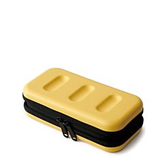 Yellow Hightide Small Nahe Hard Shell Charger Storage Case Side View