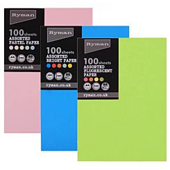 Colour Printable Copy Paper A4 80gsm 100 Sheets